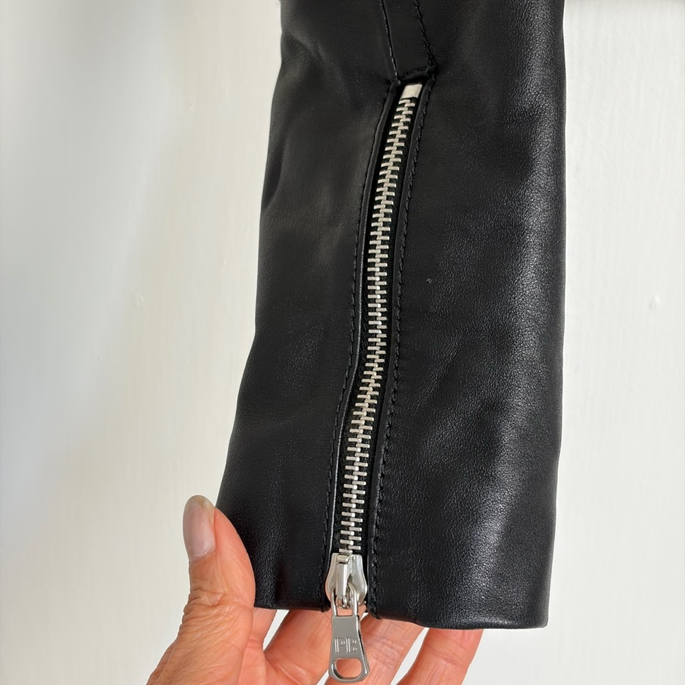 Pierre Balmain Leather Biker Jacket - Picture 6 of 15